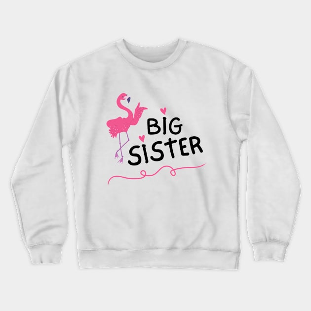 Big Sister Squad Crewneck Sweatshirt by Zirrko